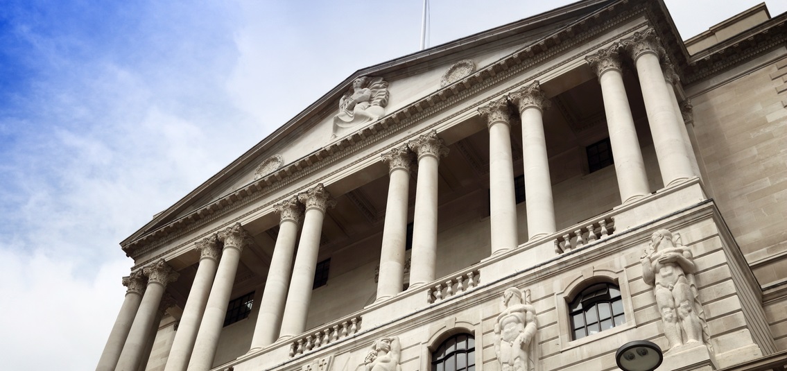 The Bank of England, exterior, daytime. The Bank of England, exterior, daytime.