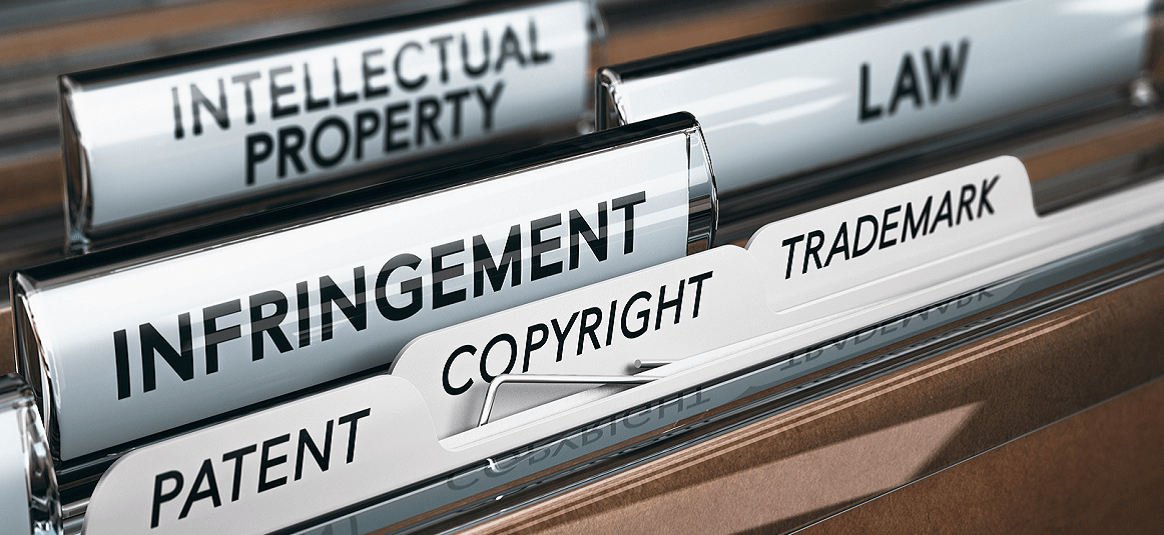 Close up of files in an open filing cabinet drawer